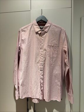 Ted Baker Slim-Fit Light Pink Button-Down Shirt